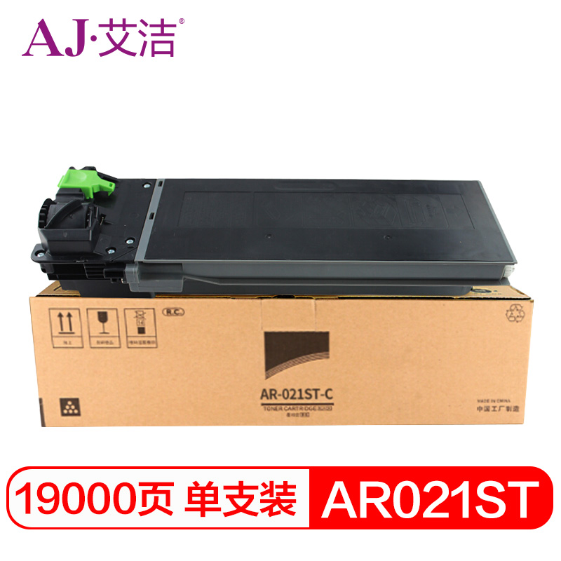 艾洁(AJ) AR-021ST 打印量19000页 适用夏普 AR-3020D/AR-3818D/AR-3818N/AR-3821D/AR-3821N/AR-4020D/ 粉筒 (计价单位：只) 黑色