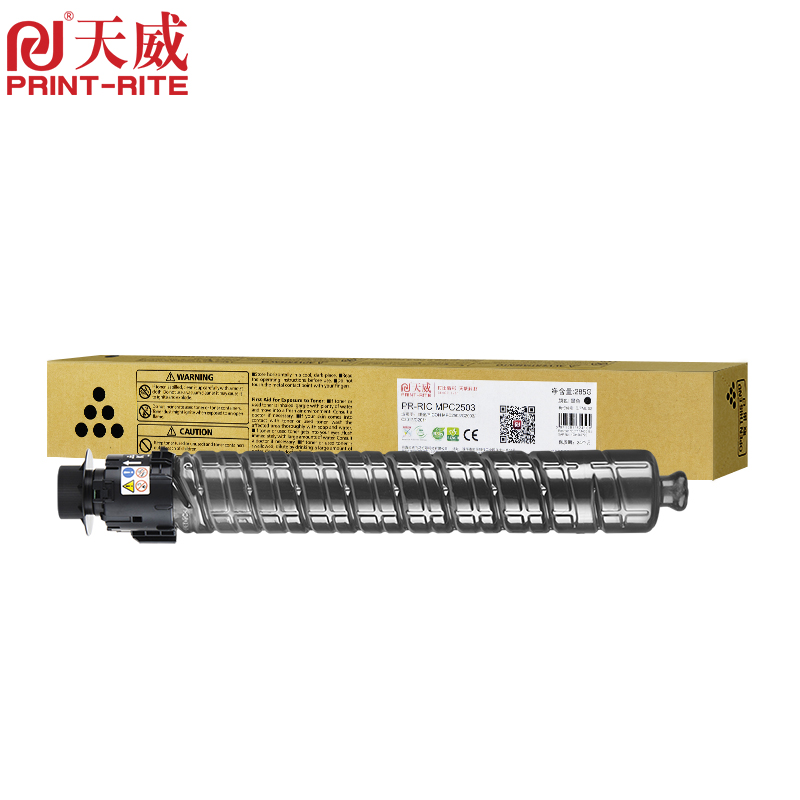 天威(PrintRite) MPC2503 适用于RICOH-MPC2503-285G-15000页 黑复粉粉盒带芯片 硒鼓 1.00 只/支 (计价单位：支) 黑色