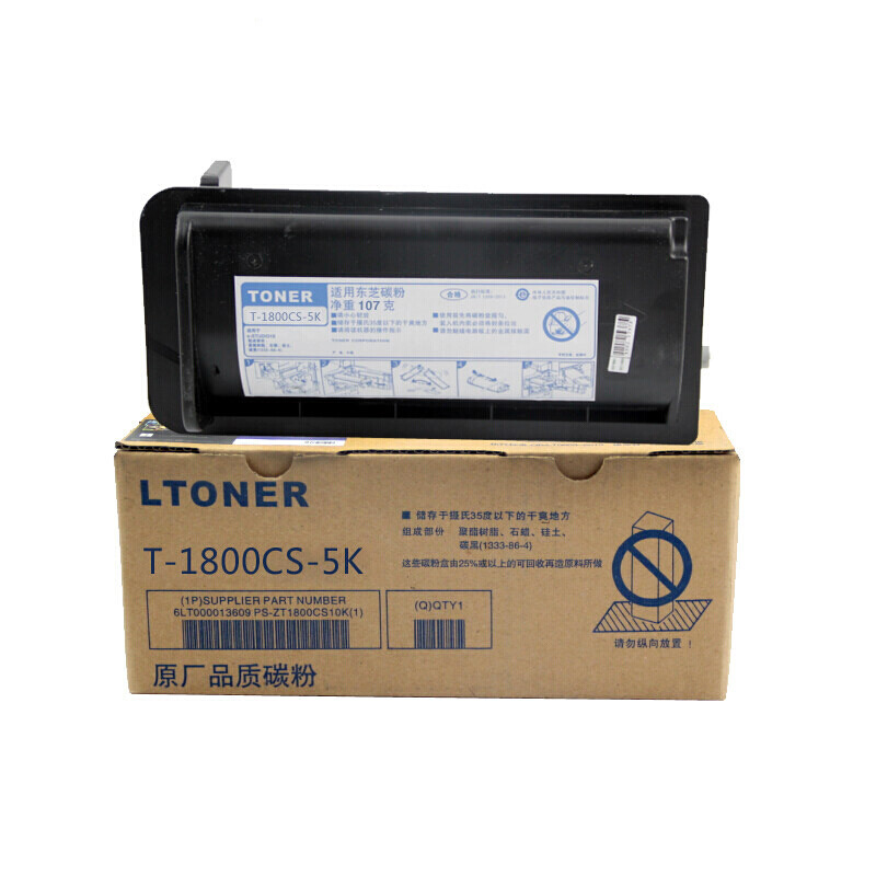 得印(befon) T-1800CS-5K 6000页 适用东芝e-STUDIO18 粉盒 1.00 只/支 (计价单位：支) 黑色