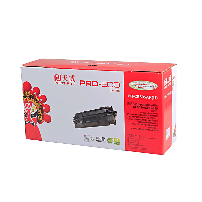 天威(PrintRite) PR-CE505A  专业装 适用于HP P2035等 硒鼓 1.00 只/支 (计价单位：支) 黑色