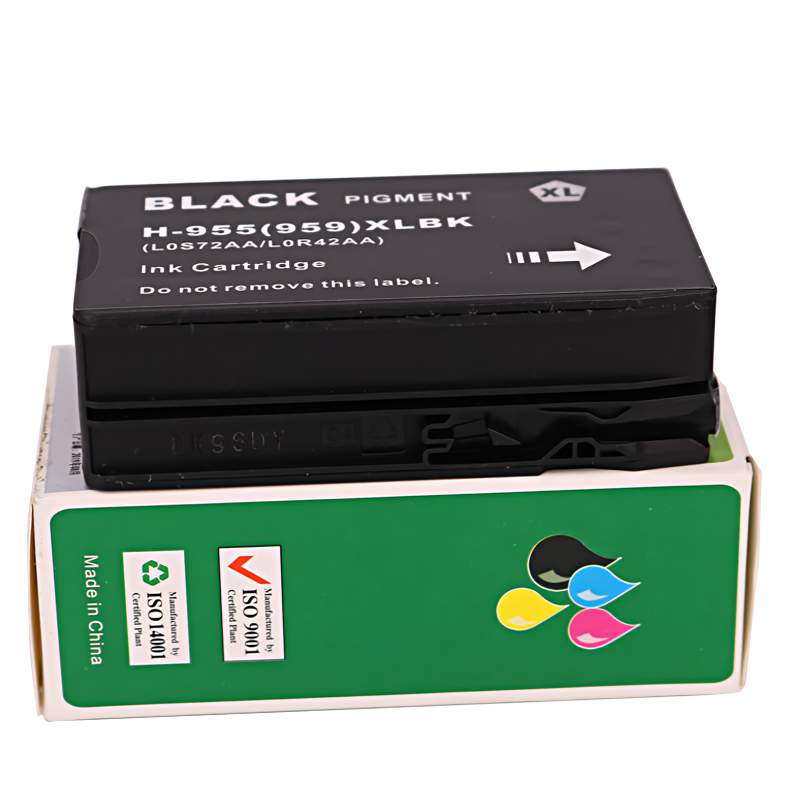 e代经典 955 打印量700页 适用惠普HP 8210 8710 8720 8730 黑 墨盒 (计价单位：盒) 黑色