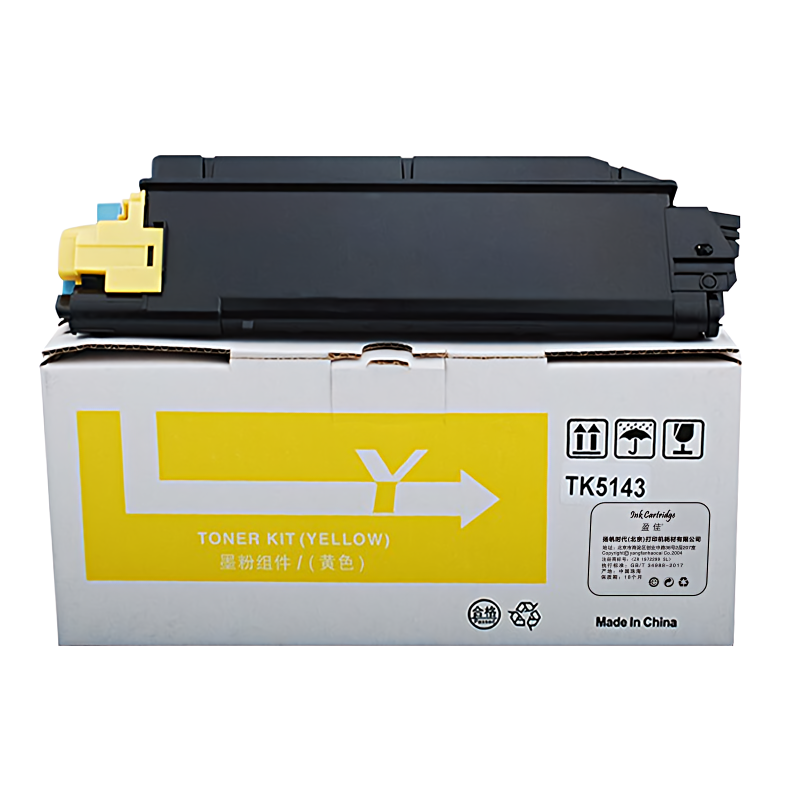 盈佳(Ink Cartridge) YJ-TK5143-Y-F 5000页 适用京瓷 M6530cdn 粉盒 1.00 只/个 (计价单位：个) 黄色