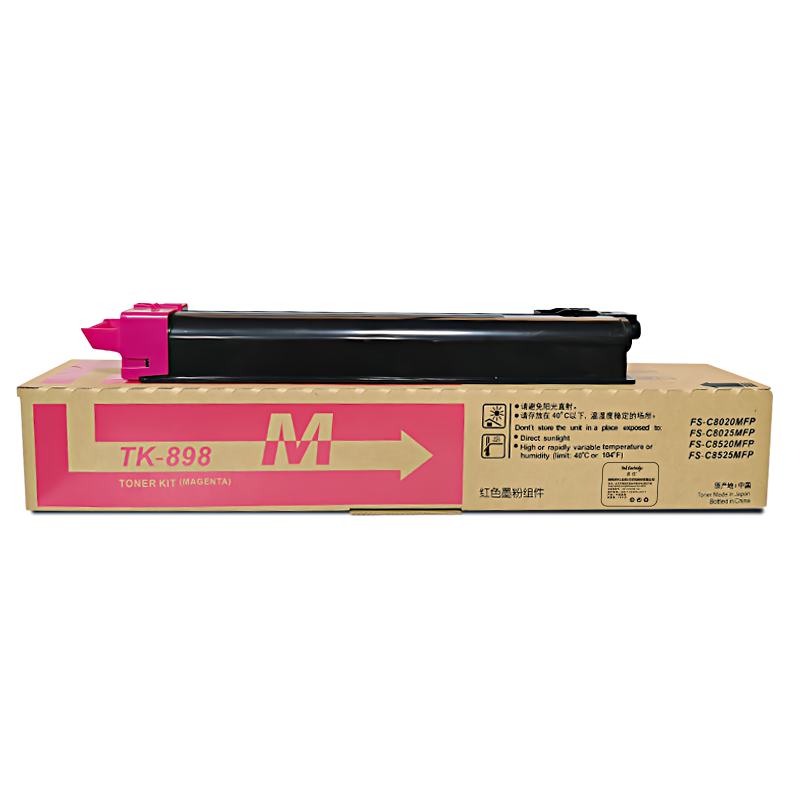 盈佳(Ink Cartridge) YJ-TK898-M-F 6000页 适用京瓷 C8020 C8025 粉盒 1.00 只/个 (计价单位：个) 红色