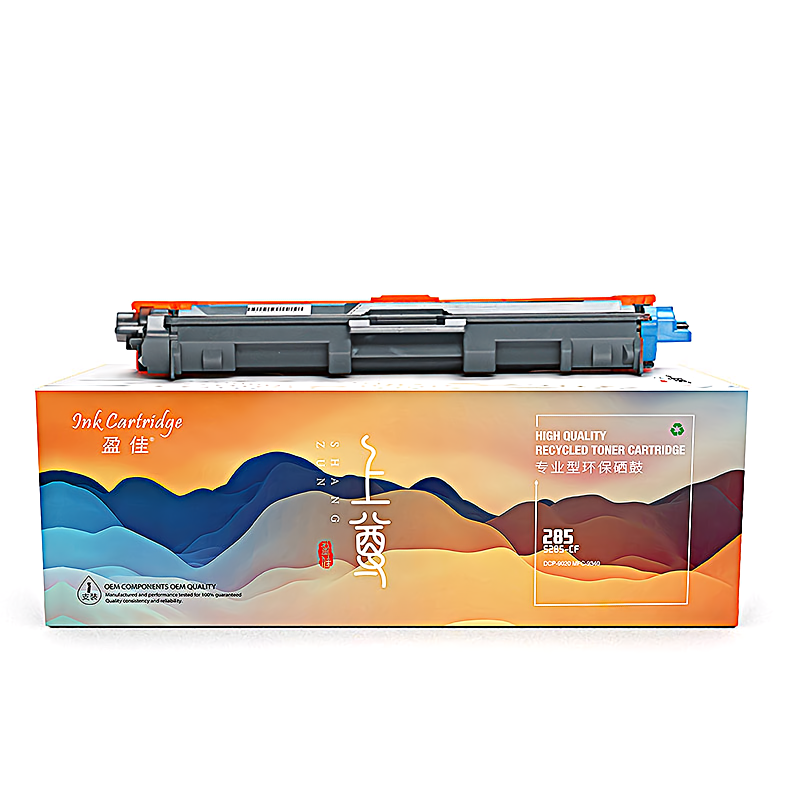 盈佳(Ink Cartridge) TN285 蓝色 打印量1400页 适用兄弟DCP-9020 墨粉盒 (计价单位：只) 蓝色