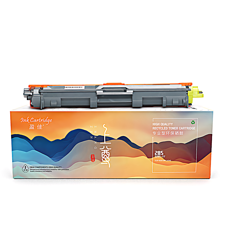 盈佳(Ink Cartridge) TN285 黄色  打印1400页 适用兄弟DCP-9020 墨粉盒 (计价单位：只) 黄色