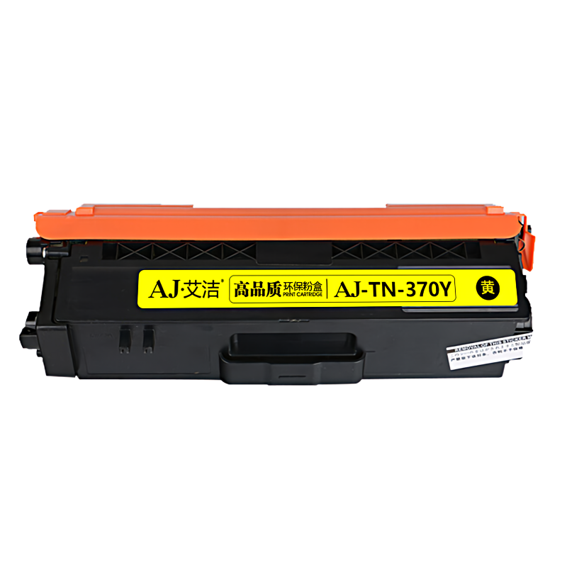 艾洁(AJ) TN-370Y打印量2500页适用于兄弟brotherHL4150CDNHL4570CDWDCP9055CDNMFC9465CDN打印机等粉盒 硒鼓 (计价单位：只) 黄色