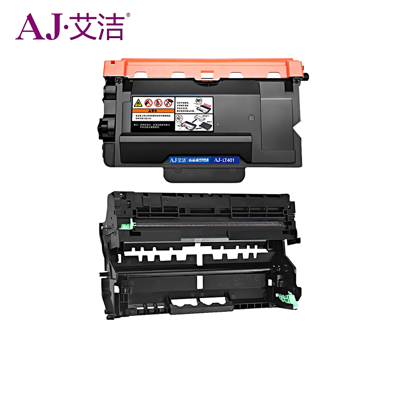 艾洁(AJ) LT401+套装加黑版 打印量粉盒3000页;硒鼓30000页 适用联想;HL-5580D;5585D;5590DN;5595DN; 硒鼓 (计价单位：只) 黑色