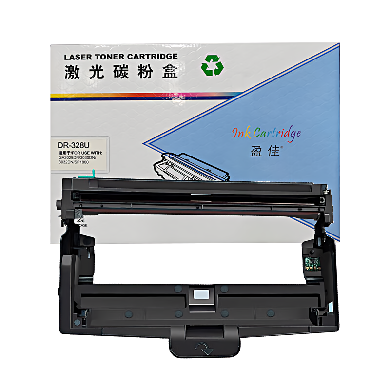 盈佳(Ink Cartridge) DR-328U 12000页 适用GA3028DN/3030DN/3032DN/SP1800 商专版 带芯片 硒鼓 (计价单位：只) 黑色  黑色
