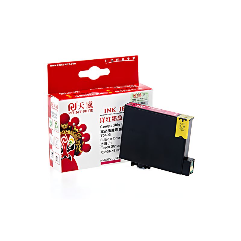 天威(PrintRite) 专业装 86T T0493 适用于EPSON T0493/R210/R230 MG 墨盒 1.00 盒/支 (计价单位：支) 红色