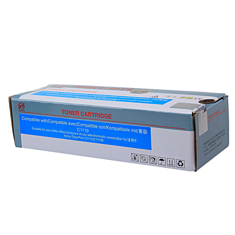 天威(PrintRite) 专业装 PR-FJX C1110R CY 适用于XEROX C1110 青带芯片 打印量2000页 粉盒 1.00 只/支 (计价单位：支) 青色