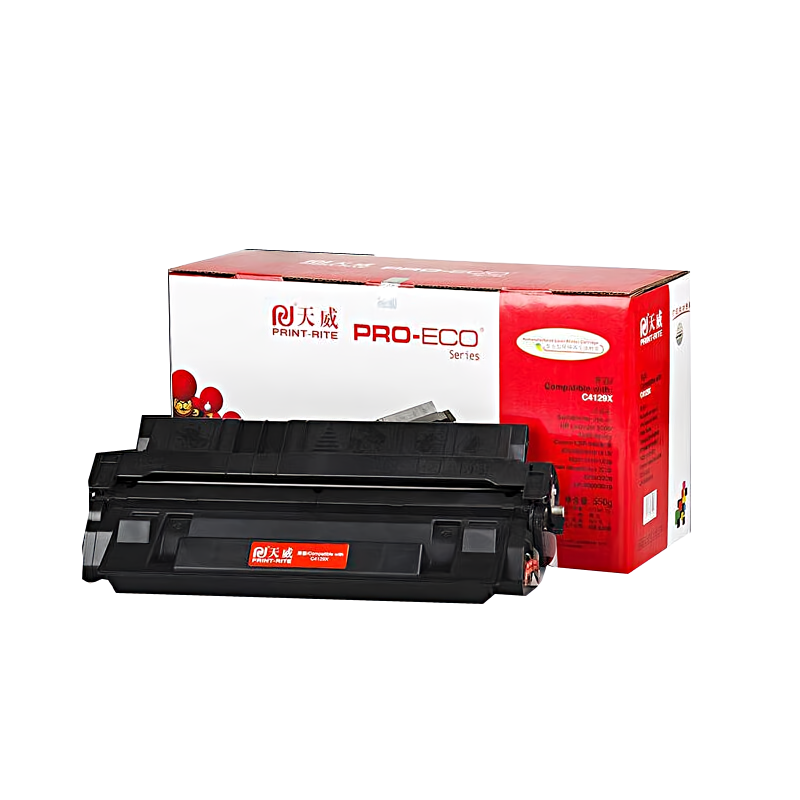 天威(PrintRite) C4129X 专业装 打印量约10000页 适用HP5000等 硒鼓 1.00 只/支 (计价单位：支) 黑色