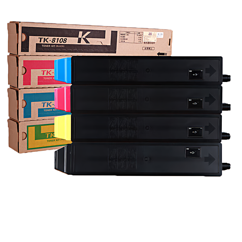 得印(befon) PLUS BF-TK8108 黑色12000页彩色6000页 适用于京瓷 Kyocera ECOSYS M8024cidn 四色套装 粉盒 4.00 只/组 (计价单位：组) 四色