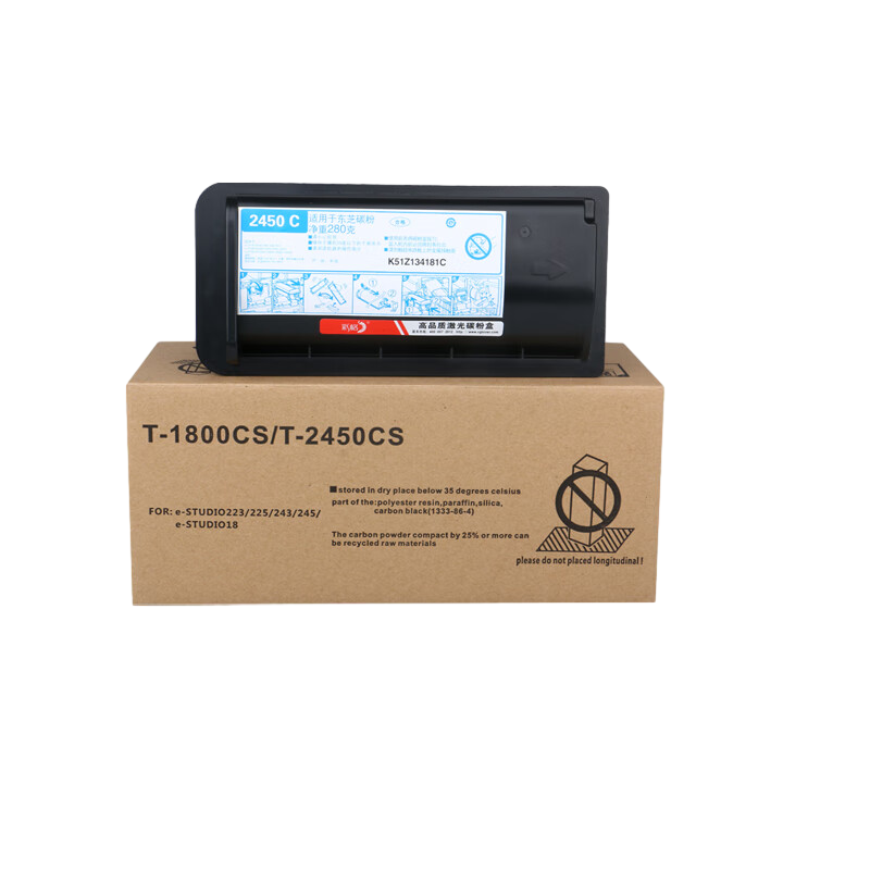 彩格 T-2450C高容量打印量10000页适用东芝TOSHIBAE-STUDIO223;225;243;245打印机 硒鼓 1.00 只/支 (计价单位：支) 黑色 黑色