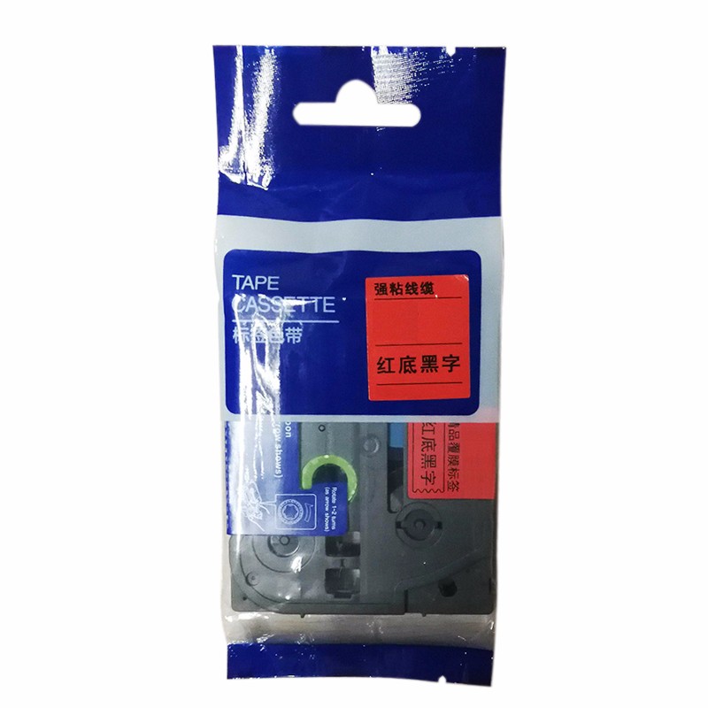 鑫诚达 TZ-421，9mmX8m，红底黑字 色带 (计价单位：盒) 红色 红色