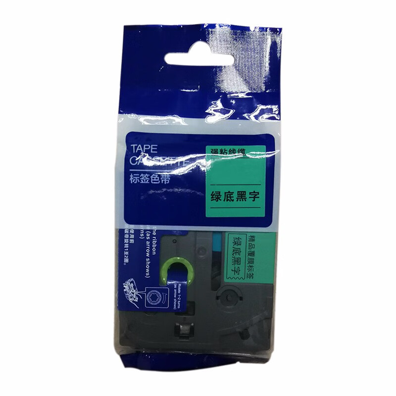鑫诚达 TZ-761，36mmX8m，绿底黑字 色带 (计价单位：盒) 绿色 绿色