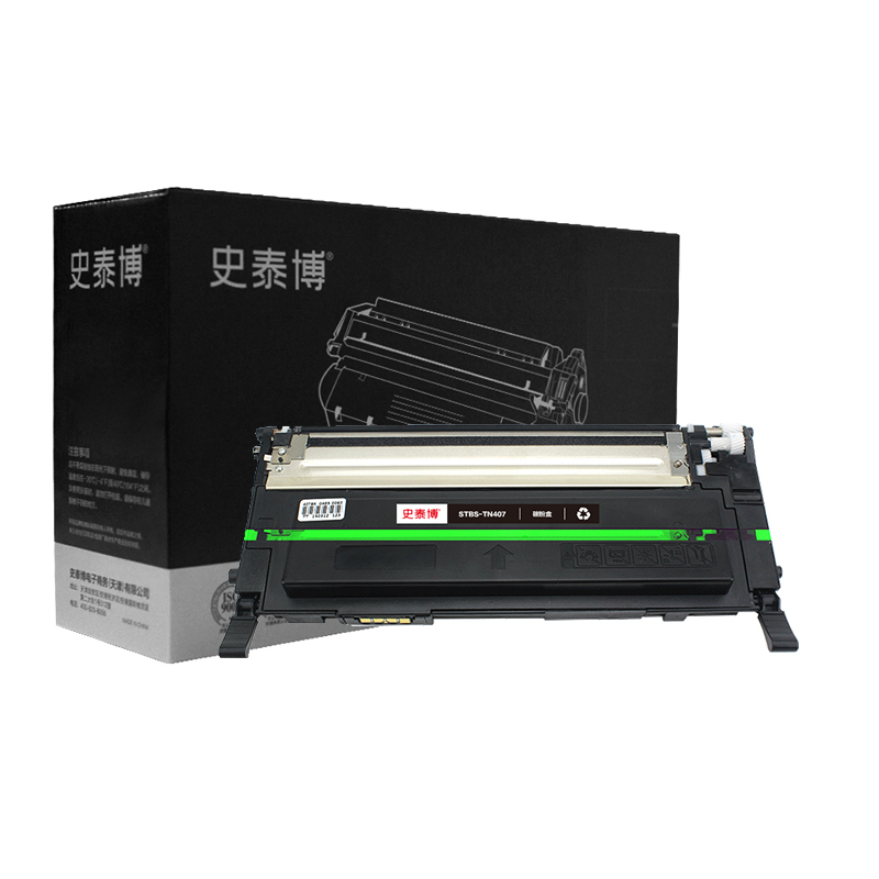 史泰博 STBS-TN407 打印量约1500页 适用SAMSUNG CLP-320/325等 硒鼓 1.00 只/盒 (计价单位：盒) 黑色 黑色