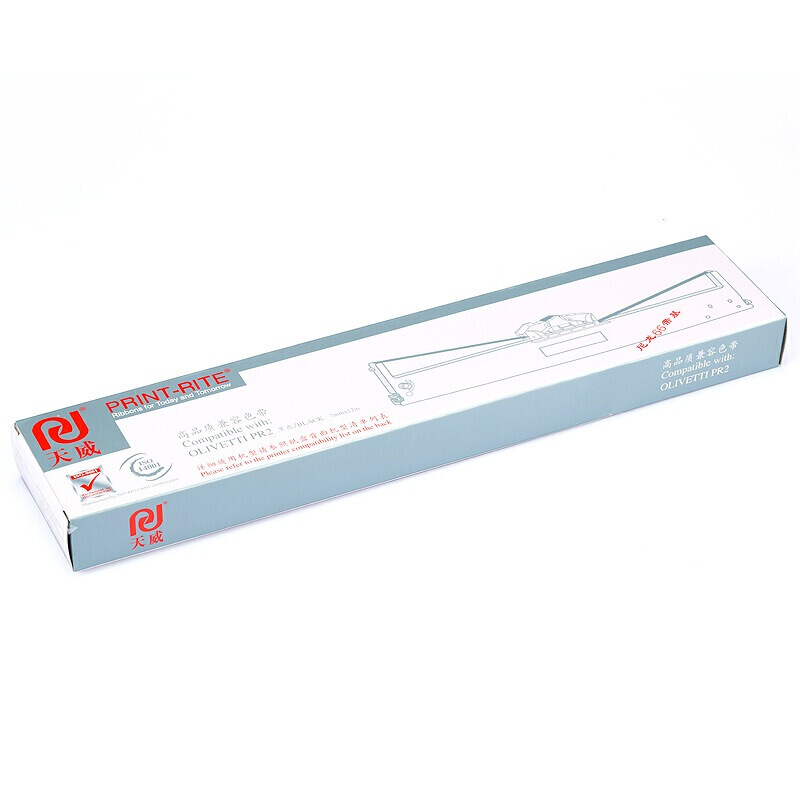 天威(PrintRite) 专业装 DLQ2000K/3000K 适用于EPSON DLQ2000K 12m*25.4mm直芯 色带 1.00 盒/支 (计价单位：支) 黑色