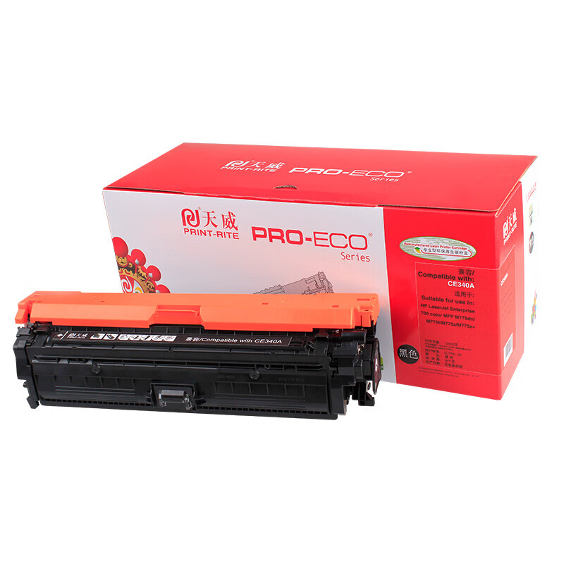 天威(PrintRite) 专业装 PR CE340AR 适用于HP M775(CE340A)带芯片 打印量13500页 硒鼓 1.00 只/支 (计价单位：支) 黑色