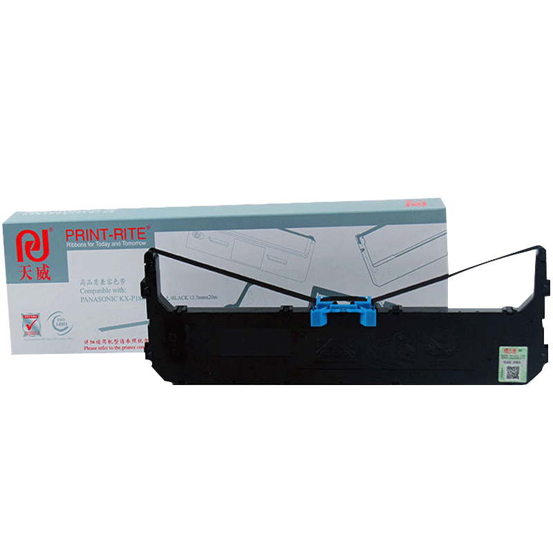 天威(PrintRite) KXP1131 适用于PANASONIC-1131-20m,12.7mm黑左扭架  色带 色带 1.00 盒/支 (计价单位：支) 黑色