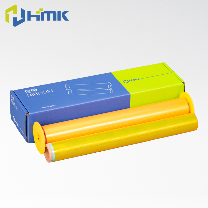 HMK hmk-265mm*76m 标签机色带 1.00 个/盒 (计价单位：盒) 黄色 黄色