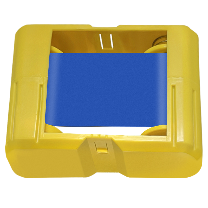 丽标(capelabel) D-60BLK色带 D-60P打印机专用60MM*100M 不干胶标签 3.00 个/盒 (计价单位：盒) 蓝色 蓝色