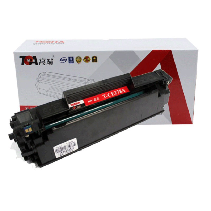 高端 T-CE278A 打印量2100页 适用278A惠普HP P1566 P1606dn粉盒M1536dnf P1560墨盒278A15个箱 硒鼓 1.00 只/个 (计价单位：个) 黑色